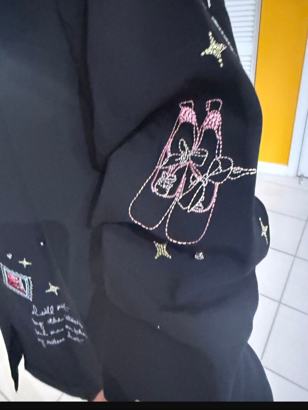 cinq a sept Black Embroidered Novelty Blazer - Picture 5 of 7